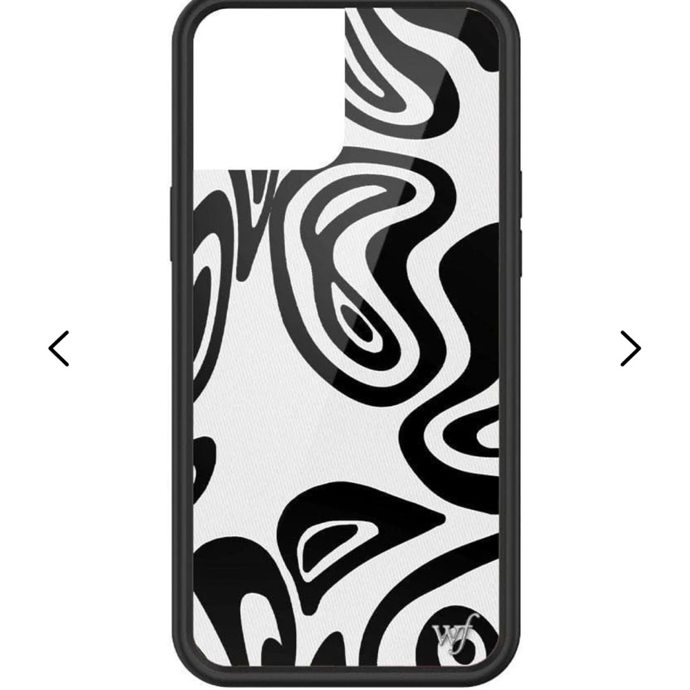 Wildflower Jaded London Monochromatic Swirl iPhone 13 Pro Max Case